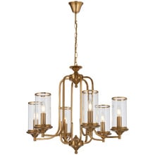 Esra Brass Iron 6 Light Pendant